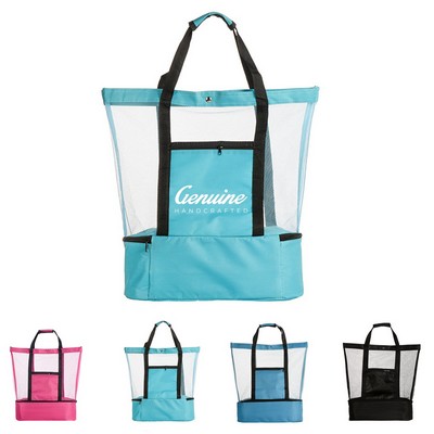 Beach Escape Insulated Cooler Tote Bag