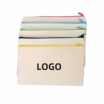 Multi-Functional Zipper Canvas Bag
