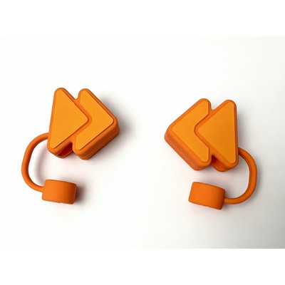 2D Custom Silicone Straw Straw Cover Cap