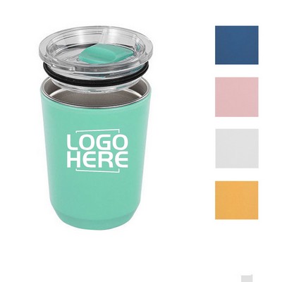 304 Stainless Steel Travel Coffee Cup With Lid 360ml