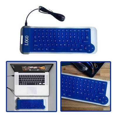 Portable USB Silicone Keyboard