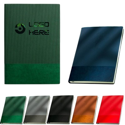 Spliced Soft Leather Notebook