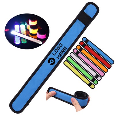 Led Light Colorful Slap Bracelet Choker