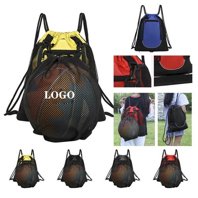 Durable Basketball Backpack with Ball Storage