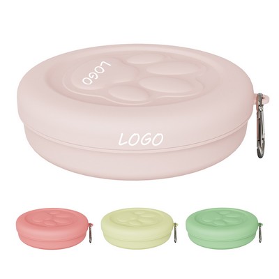 Portable Collapsible Dog Bowls Silicone