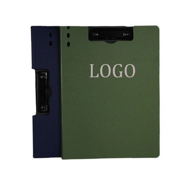 A4 Clipboard w/Pen Holder Foldable Document Organizer for Nurses Students Office