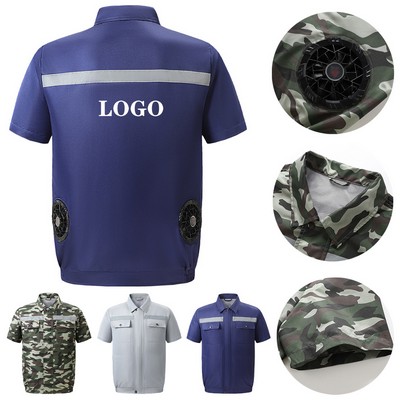 Summer short-sleeved air-conditioned clothes