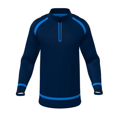 Men's/Youth Quarter Zip Long Sleeve Jacket