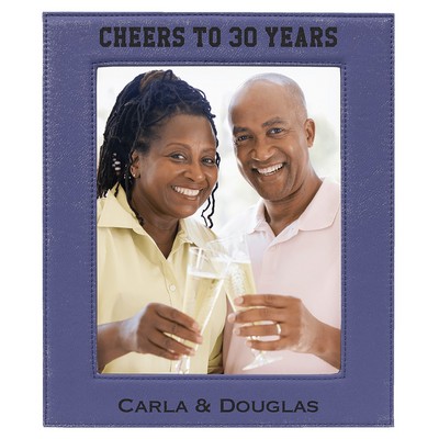 8" x 10" Purple Leatherette Photo Frame