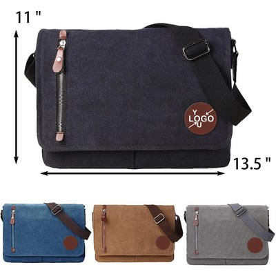 Retro Canvas Shoulder Bag