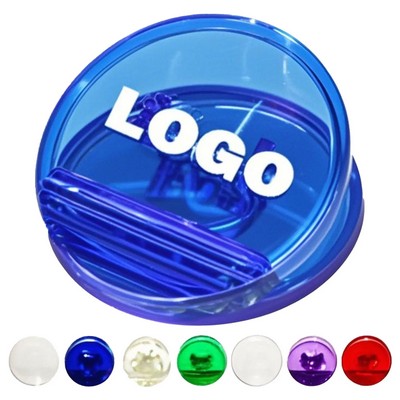 Round Magnetic Memo Clip Holder