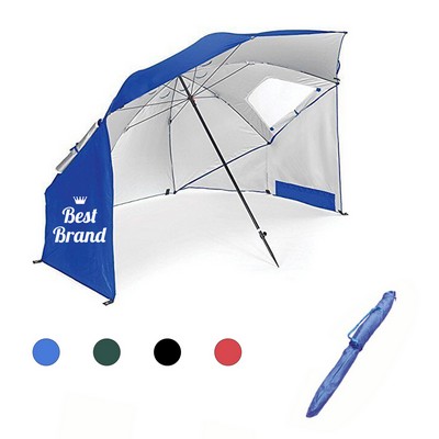 Large-Size Silver-Coated UV Protection Sunshade Umbrella
