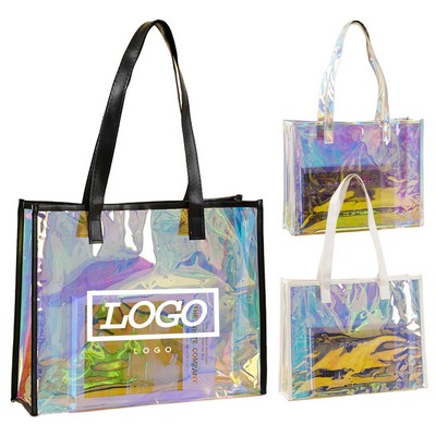 Colorful PVC Transparent Tote Bag