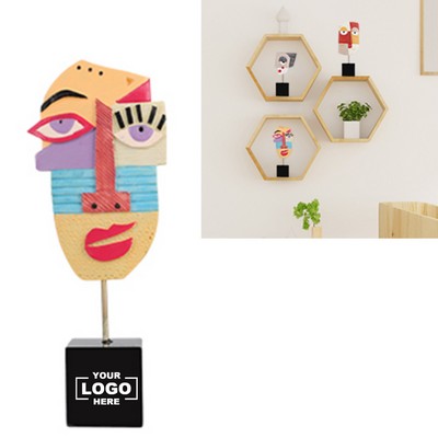Resin Abstract Sculpture for Home Decor