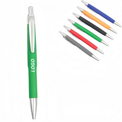 Soft Touch Ballpoint Pen Fast-Drying Black Ink