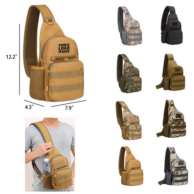 Tactical Crossbody Chest Bag w/ MOLLE System