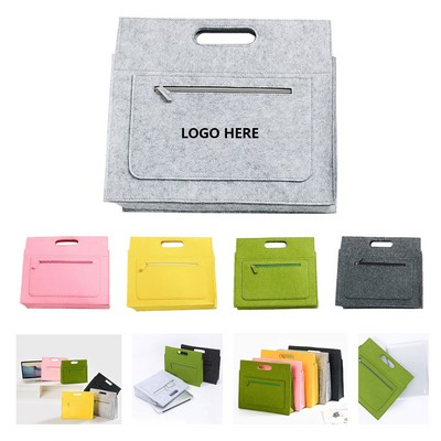 Minimalist Felt Computer Carrier