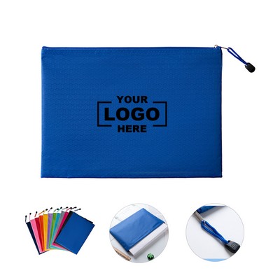 A4 Waterproof Zipper File Bag