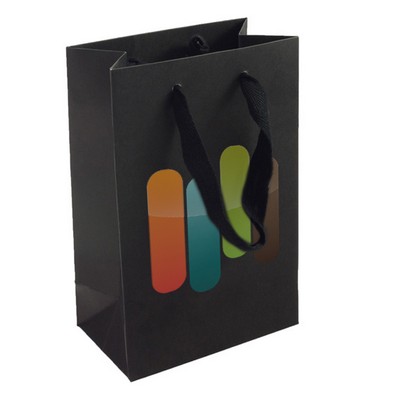 5-1/2 x 3-1/4 x 8-3/8 Custom Printed Twill Handle Bags 100/ctn