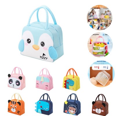 Reusable Cartoon Insulated Lunch Bag