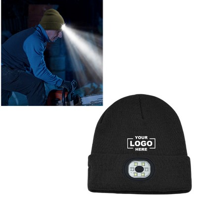 Unisex Hat with Light LED Beanie