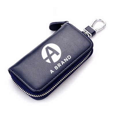 Premium Leather Key Holder & Wallet