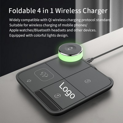 3in1 Wireless Charging Station for Phone Watch Earbud