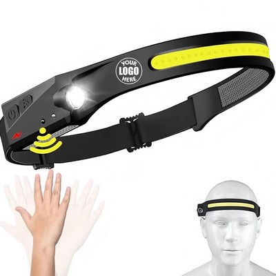 230 Degree Wide Beam Rechargeable Led Headlight
