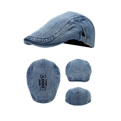 Classic Cotton Newsboy Cap Driving Hat