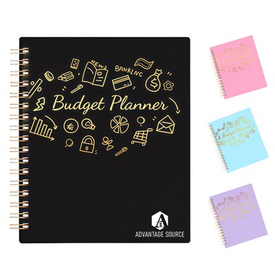 Double Spiral Financial Notebook