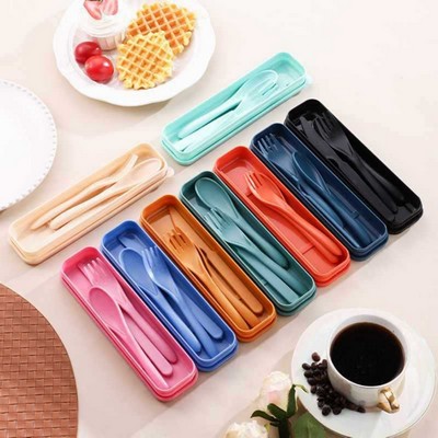 Reusable Travel Utensils Set with Case