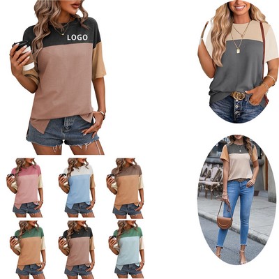 Fashion Color Block Shirt