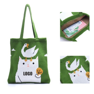 Knitted Crossbody Bag