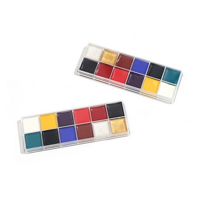 12-Color Eco-Friendly Face Paint