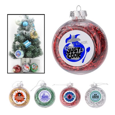2.4" Photo Christmas Hanging Ball Ornaments