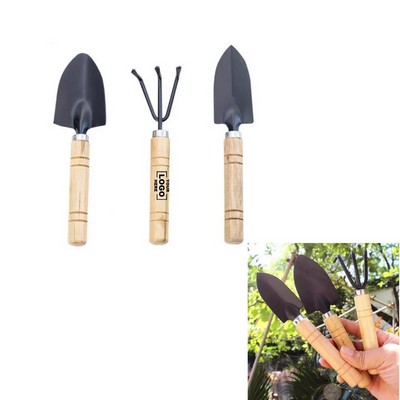 Premium Wooden Gardening Tool Set