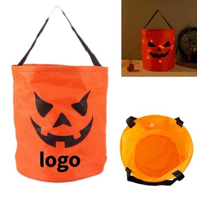 Halloween LED Pumpkin Candy Bucket
