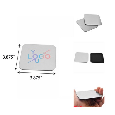 Steel Square Drink Coasters