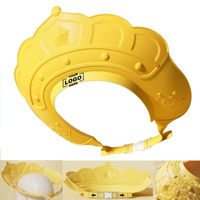 Adjustable Crown Shower Cap For Infant Eye And Ear Protection