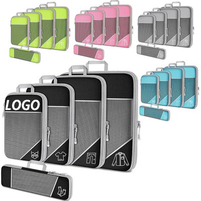 5-Piece Expandable Compression Packing Cubes