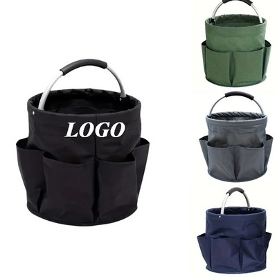 Versatile Collapsible Tool Storage Basket With Handles