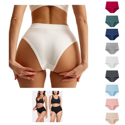 High Waisted Full Coverage Cotton Panty