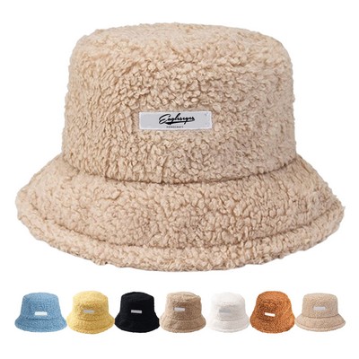 Fluffy Cashmere Bucket Hat