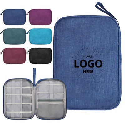 Travel Waterproof Cable Organizer Bag
