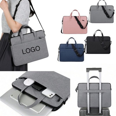 Compact Portable Single-Shoulder Laptop Bag