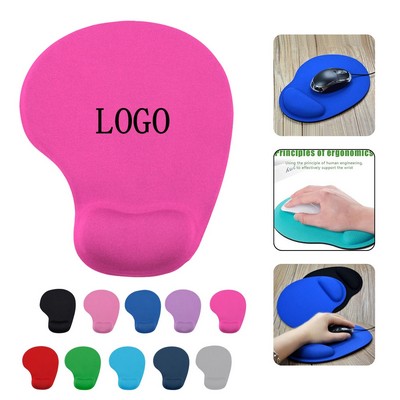 Ergonomic Silicone Mouse Pad w/ Wrist Rest