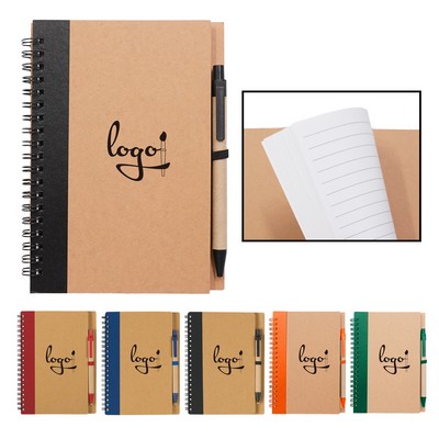 Spiral Notebook With Pen