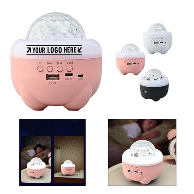 Rechargeable Bluetooth Projection Night Light