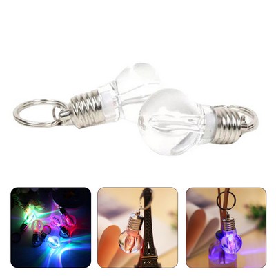 LED Light Bulb Keychain