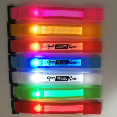 Neon Nylon LED Light Up Bracelet